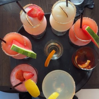 Taste Bar + Kitchen - Patron margaritas, watermelon Dusse, lemon drop and old fashioned. - Cocktail Bars Near Me - Houston, Texas
