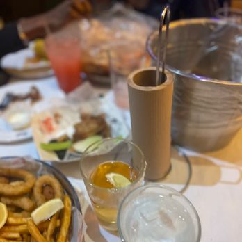Mr. Crabby’s - a table full of food - Seafood Near Me - Live Oak, Texas