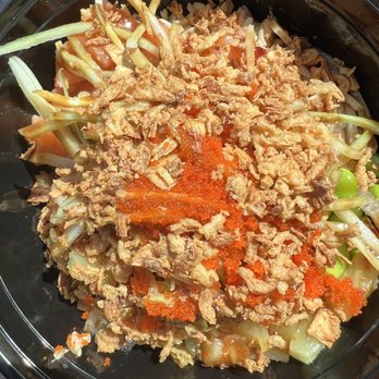 Poké Falls - Hawaiian bowl with salmon - Hawaiian Near Me - Tampa, Florida
