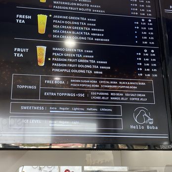 Hello Boba - Menu - Coffee & Tea Near Me - El Monte, California