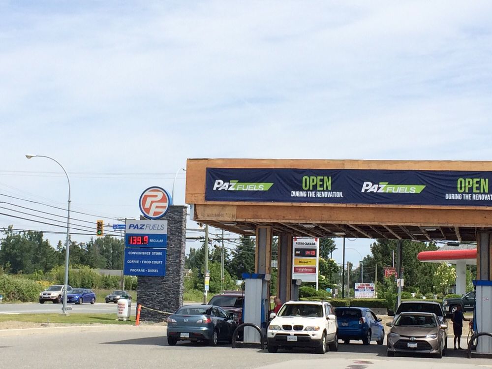 PAZ FUELS Updated October 2024 27988 Fraser Hwy, Abbotsford