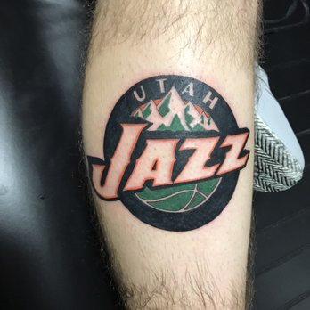 The Rook x Raven Tattoo Creative - Utah Jazz Logo... Out of the norm for Crash but he did an outstanding job, looks exactly like the picture we gave him. - Piercing Near Me - Cordova, Tennessee The Rook x Raven Tattoo Creative - Utah Jazz Logo... Out of the norm for Crash but he did an outstanding job, looks exactly like the picture we gave him. - Piercing Near Me - Cordova, Tennessee