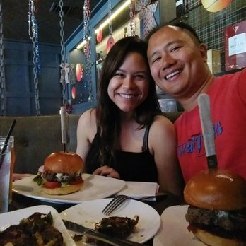 Morrison - Us with the truffle Burger, bourbon Baconator Burger, and brussel sprouts! - Gastropubs Near Me - Los Angeles, California Morrison - Us with the truffle Burger, bourbon Baconator Burger, and brussel sprouts! - Gastropubs Near Me - Los Angeles, California