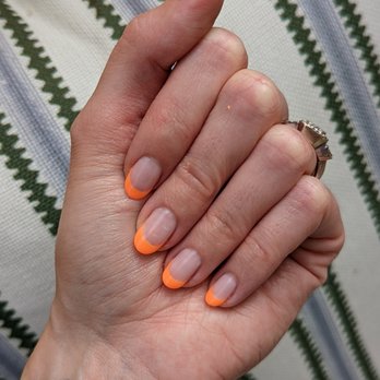 Marina Nails Spa - Great gel with french tip by Mary. - Nail Salons Near Me - Venice, California Marina Nails Spa - Great gel with french tip by Mary. - Nail Salons Near Me - Venice, California