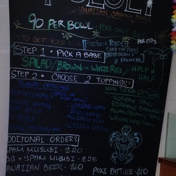 Pololi - Menu - Hawaiian Near Me - Hong Kong, HK