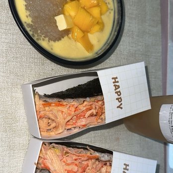Kawaii Tea Time - Crab stick sushi taco and mango sago - Coffee & Tea Near Me - Omaha, Nebraska