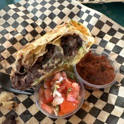 Carne asada burrito