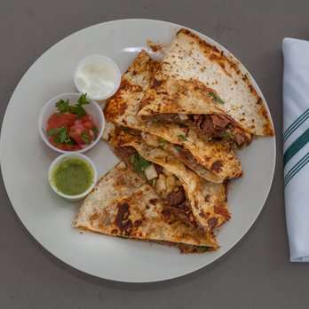 Taqueria La Patrona - a plate of quesadillas - Food Trucks Near Me - Columbia, Maryland Taqueria La Patrona - a plate of quesadillas - Food Trucks Near Me - Columbia, Maryland