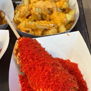 Krazy Dog - Fries are ok if you are a cheese lover! - Korean Near Me - Cypress, Texas Krazy Dog - Fries are ok if you are a cheese lover! - Korean Near Me - Cypress, Texas