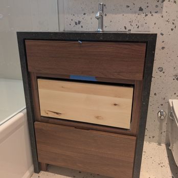 Houseworks - Unfinished damaged vanity - General Contractors Near Me - San Francisco, California Houseworks - Unfinished damaged vanity - General Contractors Near Me - San Francisco, California