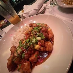 Crispy Pineapple Chicken and Shrimp Crispy Pineapple Chicken and Shrimp