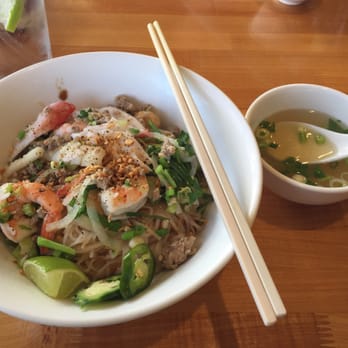Vietnam Cafe - #11 seafood with vermicelli and soup on the side - Vietnamese Near Me - Telford, Pennsylvania Vietnam Cafe - #11 seafood with vermicelli and soup on the side - Vietnamese Near Me - Telford, Pennsylvania