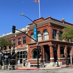 Downtown SLO Farmer's Market - Classic architecture of SLO