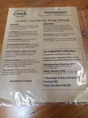 Menu photo 7 Brooklyn Cider House New Paltz, NY