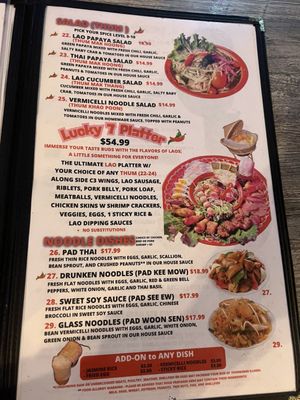 Menu photo 8 C3 Lounge Las Vegas, NV
