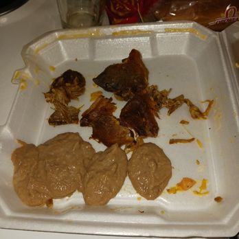 No Que No Authentic Mexican Kitchen - Hard meat clumps and runny refried beans - Mexican Near Me - Thornton, Colorado