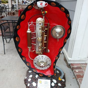 Corner Perk - Awesome Art at the corner perk coffee-Bluffton SC "Pump It Up" - Cafes Near Me - Bluffton, South Carolina Corner Perk - Awesome Art at the corner perk coffee-Bluffton SC "Pump It Up" - Cafes Near Me - Bluffton, South Carolina