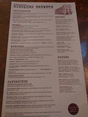 Menu photo 8 McMenamins Ringlers Pub Portland, OR Menu photo 8 McMenamins Ringlers Pub Portland, OR