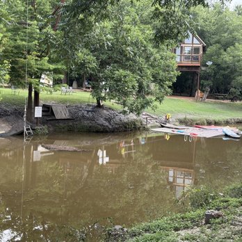 Son's Geronimo - Collapsing deck on left, stagnant water, grossness. - Vacation Rentals Near Me - Seguin, Texas Son's Geronimo - Collapsing deck on left, stagnant water, grossness. - Vacation Rentals Near Me - Seguin, Texas