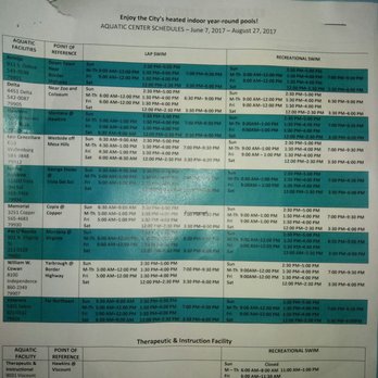 Galatzan Recreation Center - Pool hours for summer - Recreation Centers Near Me - El Paso, Texas