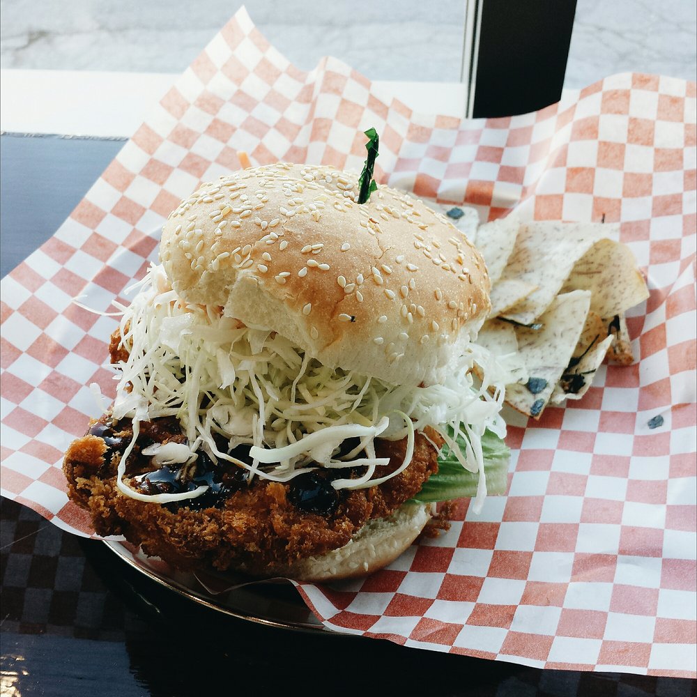 Fat Ninja Bite - chicken katsu burger!!! - Japanese Near Me - Toronto, Ontario Fat Ninja Bite - chicken katsu burger!!! - Japanese Near Me - Toronto, Ontario