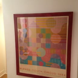 Awesome repurposed frame from a New Orlean's church for an odd poster repurposed from a Fishtown garage.