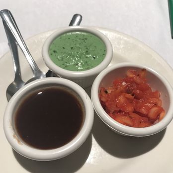 Kumari Restaurant & Bar - Trio of Chutneys & Onion Relish - Indian Near Me - Baltimore, Maryland Kumari Restaurant & Bar - Trio of Chutneys & Onion Relish - Indian Near Me - Baltimore, Maryland