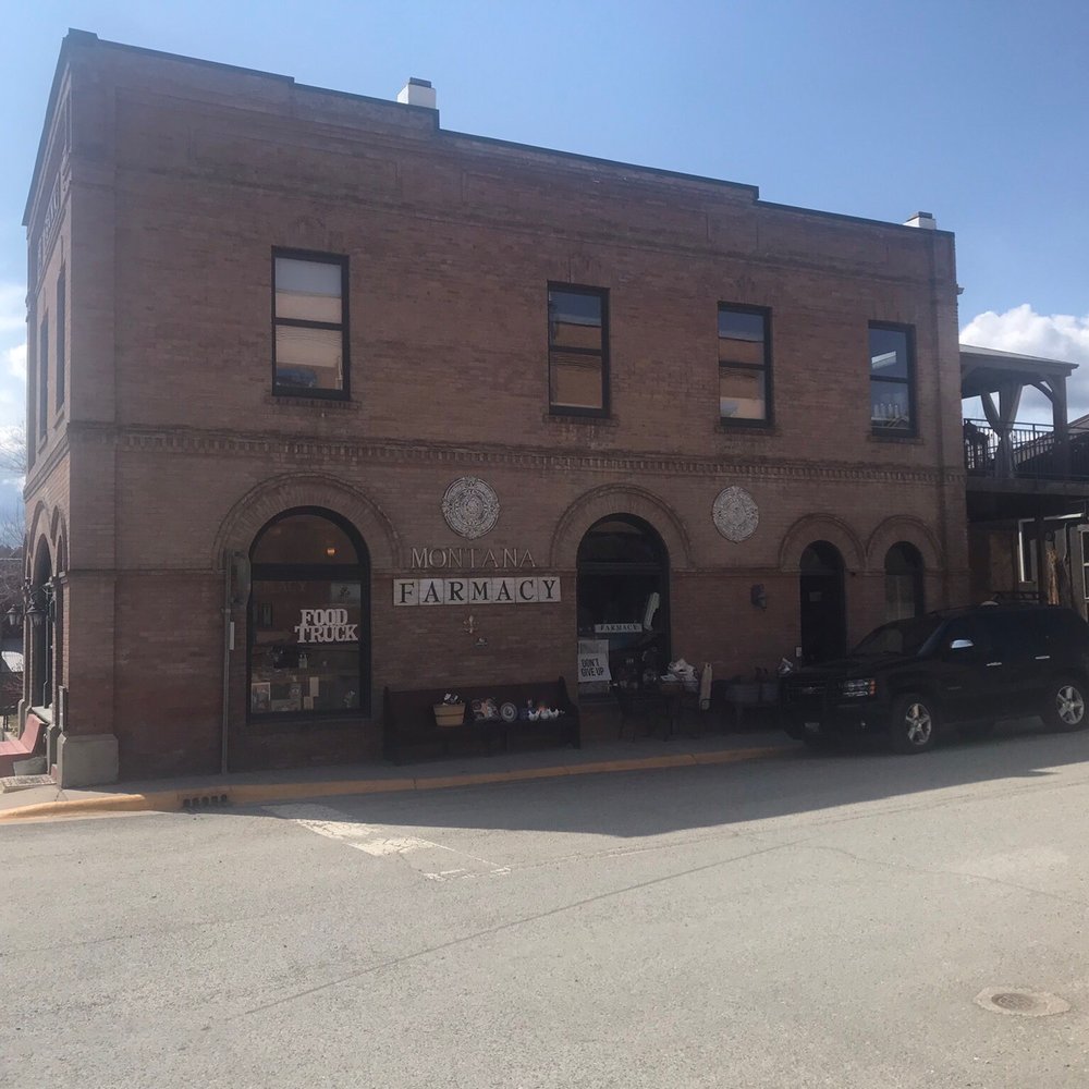 Montana Farmacy - Exterior of the building - Coffee & Tea Near Me - Eureka, Montana Montana Farmacy - Exterior of the building - Coffee & Tea Near Me - Eureka, Montana