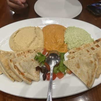 Panini Kabob Grill - Hummus Trio (A Must) - Mediterranean Near Me - Brea, California Panini Kabob Grill - Hummus Trio (A Must) - Mediterranean Near Me - Brea, California