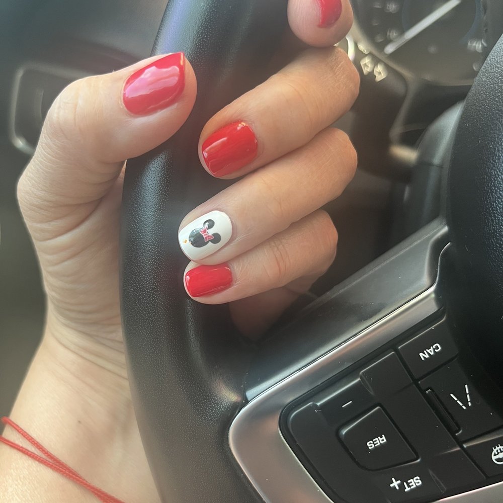 Adore Nails - Nails done for my Disneyland trip had Minnie and Mickey on my ring fingers thanks Tina and Philip. - Nail Salons Near Me - Yuma, Arizona