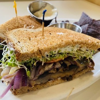 Natural Cafe - Veggie sandwich. Pretty good. - Salad Near Me - Goleta, California