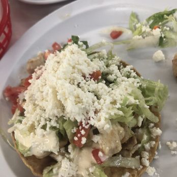 Las Cazuelas - Chicken tostada - Mexican Near Me - Orlando, Florida