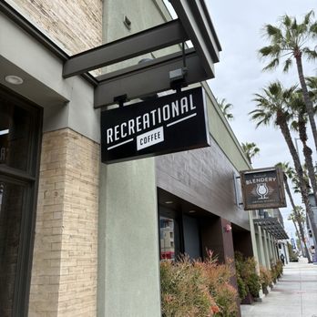 Recreational Coffee - Sign out front - Coffee & Tea Near Me - Long Beach, California