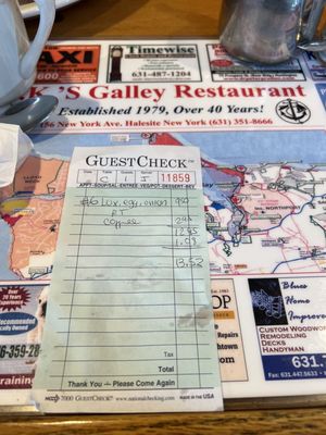 Menu photo 1 T K's Galley Huntington, NY Menu photo 1 T K's Galley Huntington, NY