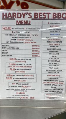 Menu photo 1 Hardy's Meat Market Studio City, CA Menu photo 1 Hardy's Meat Market Studio City, CA