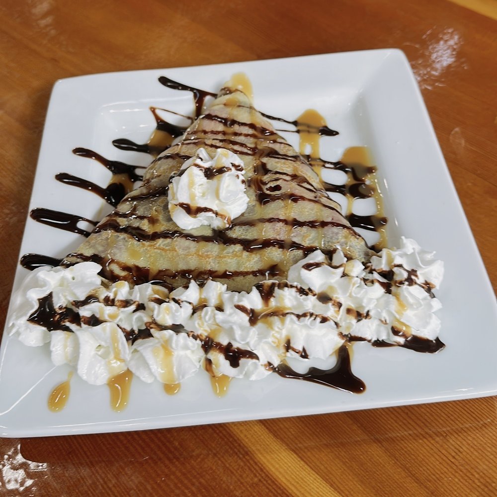 Ice - Strawberry Nutella crepe - Desserts Near Me - Wenatchee, Washington Ice - Strawberry Nutella crepe - Desserts Near Me - Wenatchee, Washington