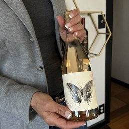 This is a bottle of their rose which is also lovely.