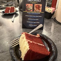 Wharf Casual Seafood - Thanks for the red velvet cake. What a sweet treat for our family.