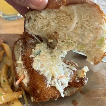 Station Craft - Sad lil fried chicken sandwich - Burgers Near Me - Dana Point, California