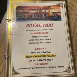 Royal Thai Bistreaux