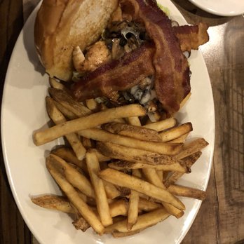 Chandler's Burger Bistro - Grilled Chicken Breast sandwich with bacon and mushrooms. - American Near Me - Harrison, Ohio
