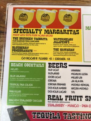 Menu photo 3 The Drunken Taco Fort Lauderdale, FL Menu photo 3 The Drunken Taco Fort Lauderdale, FL