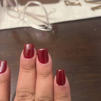 Pearl Nails - She could've pushed my cuticle back to not have a weird shaped nail. - Nail Salons Near Me - Rosemead, California Pearl Nails - She could've pushed my cuticle back to not have a weird shaped nail. - Nail Salons Near Me - Rosemead, California