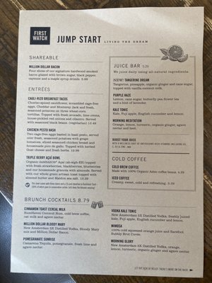 Menu photo 4 First Watch Lakewood, CO
