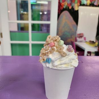 Cerealism - Lucky charm latte - Desserts Near Me - Old Sacramento, California Cerealism - Lucky charm latte - Desserts Near Me - Old Sacramento, California
