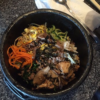 Stone Korean Restaurant - Coworker's bibimbap - Korean Near Me - Redmond, Washington Stone Korean Restaurant - Coworker's bibimbap - Korean Near Me - Redmond, Washington