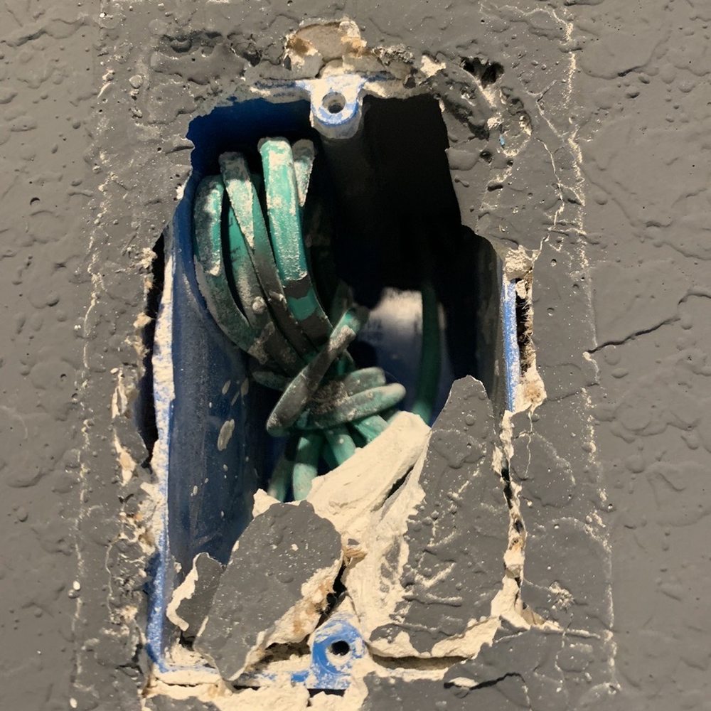 Drees Custom Homes Office and Design Center - When I was checking for wiring new speakers in media room - Home Developers Near Me - Austin, Texas