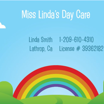 Miss Linda's Childcare - Business Card - Child Care & Day Care Near Me Miss Linda's Childcare - Business Card - Child Care & Day Care Near Me
