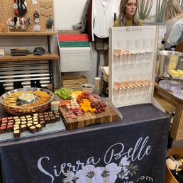The cute little reception for the guests on Small Business Saturday... I also asked permission to take the photo from an associate. The cute little reception for the guests on Small Business Saturday... I also asked permission to take the photo from an associate.