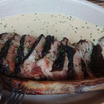 J C  Holdway - Tomahawk steak with onion and potato soubise - New American Near Me - Knoxville, Tennessee